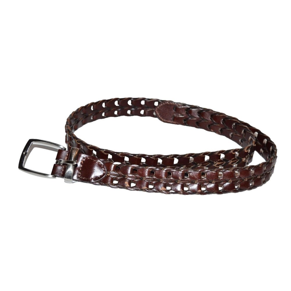 Mens Leather Belt Hagger Brown 36 Boho style